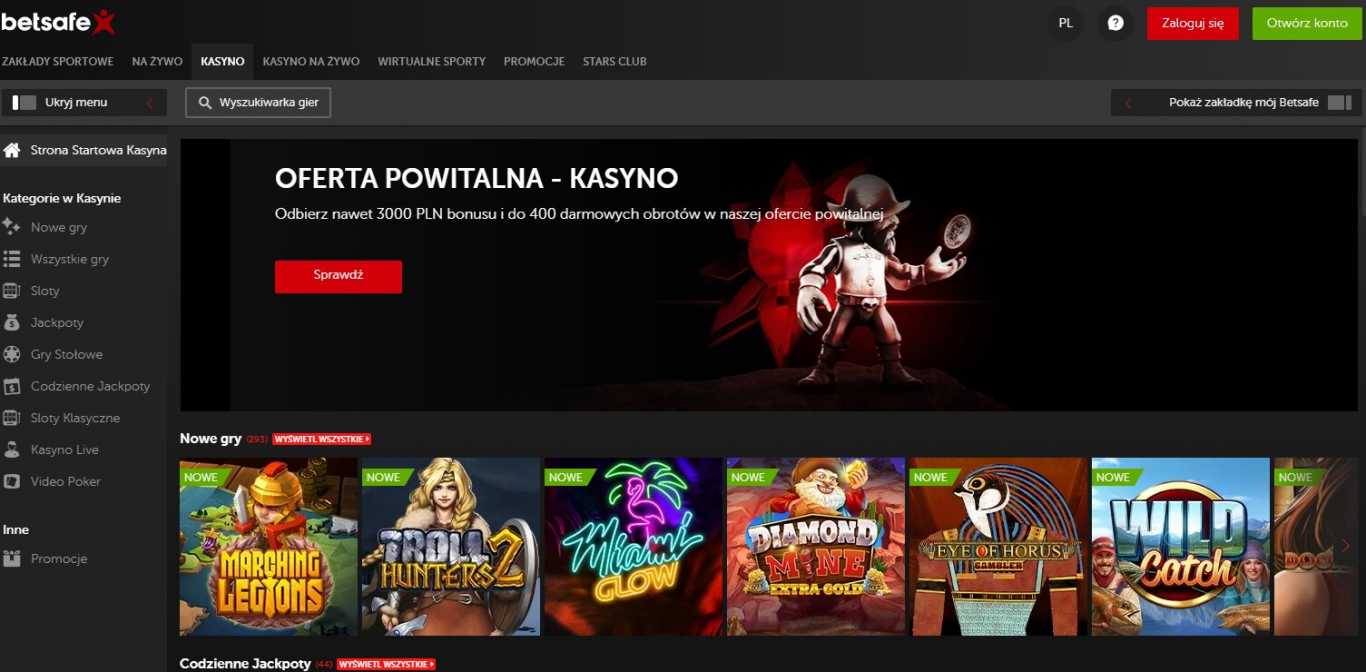 Betsafe casino aktualizacja aplikacji pl – co nowego w wersji mobilnej