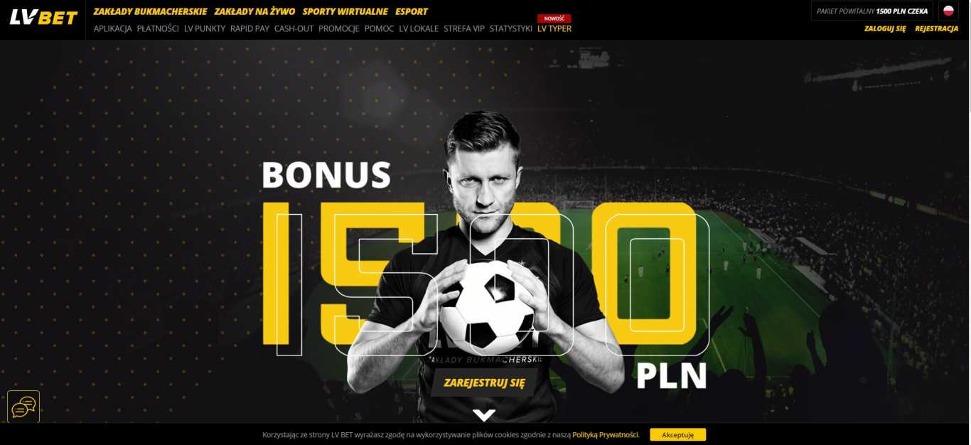 LVbet mistrzowski pakiet powitalny